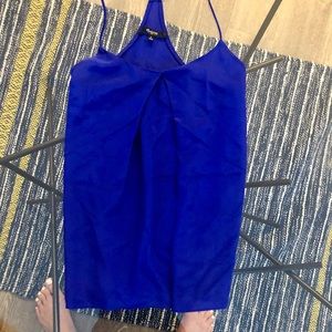 Madewell Vivid blue silk top